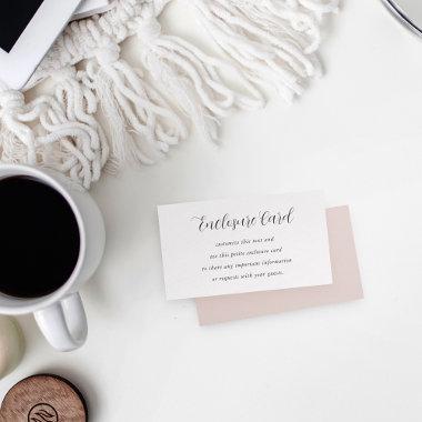Elegant Calligraphy All Purpose Customizable Enclosure