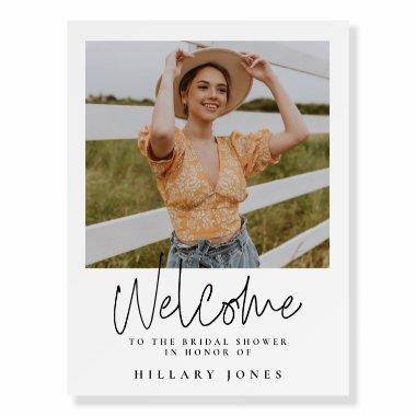 Elegant Calligraphy Bridal Shower Welcome sign