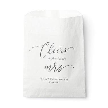 Elegant Calligraphy Future Mrs. Bridal Shower Favor Bag