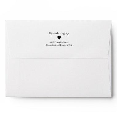 Elegant Casual For Any Event White Envelope