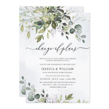 Elegant Change of Plans Eucalyptus Watercolor