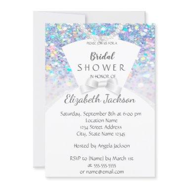 Elegant Chic Bokeh,Bride Dress