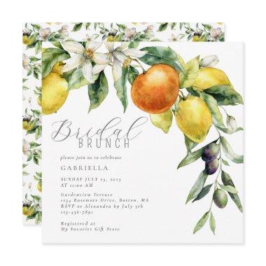 Elegant Citrus Lemon Orange