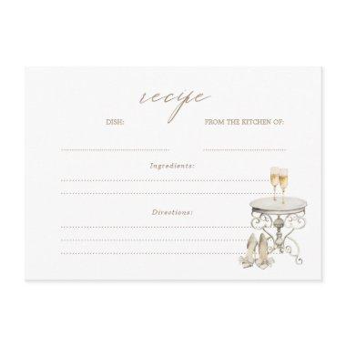 Elegant Classic Champagne  Recipe Enclosure