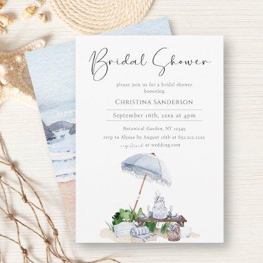 Elegant Coastal Beach  Save the Date