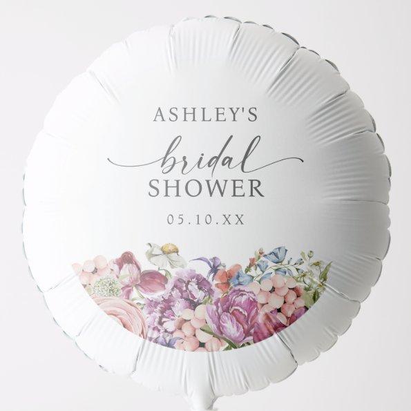Elegant Colorful Floral  Balloon