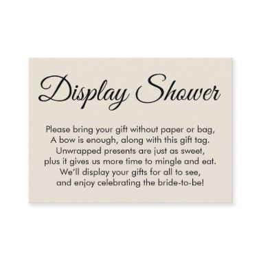 Elegant, Cream No Wrap  Gift