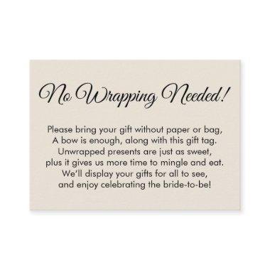 Elegant, Cream No Wrapping Needed!  Enclosure