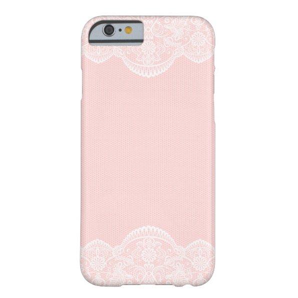 Elegant Cute Pink Floral Lace Girly iPhone 6 case
