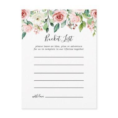 Elegant Dainty Autumn Floral Bucket List