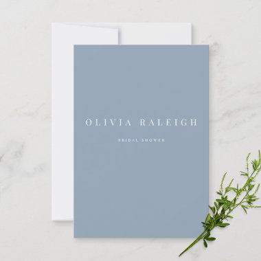 Elegant Dusty Blue
