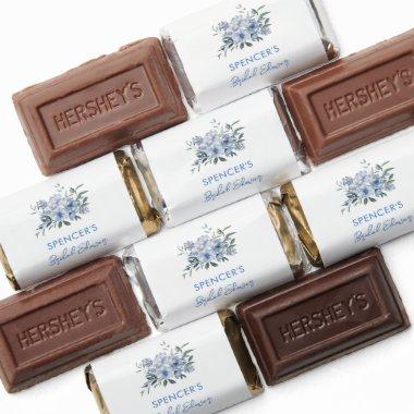 Elegant Dusty Blue Floral  Hershey's Miniatures