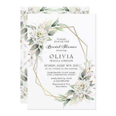 Elegant Dusty Blue Greenery
