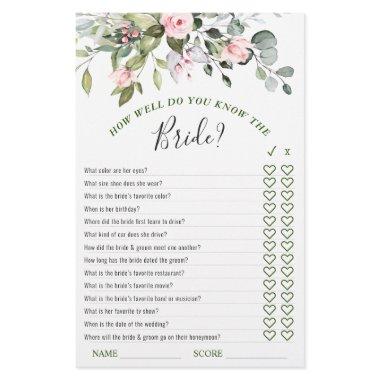 Elegant Eucalyptus Blush Roses  Game