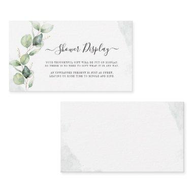 Elegant Eucalyptus Bridal Display Shower Enclosure