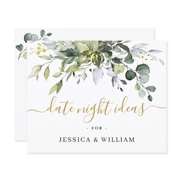 Elegant Eucalyptus  Date Night Idea