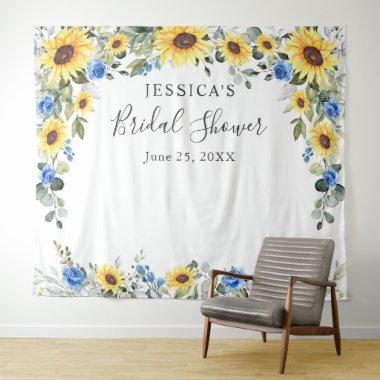 Elegant Eucalyptus Bridal Shower Photo Backdrop