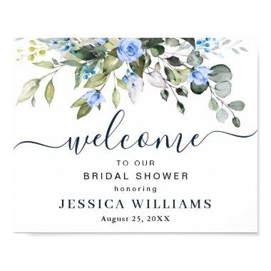 Elegant Eucalyptus BRIDAL SHOWER Welcome Poster