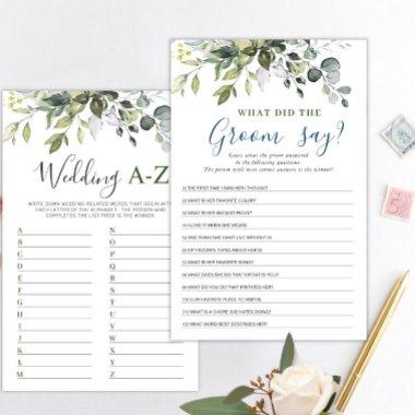 Elegant Eucalyptus Double-Sided  Game