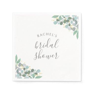 Elegant Eucalyptus Dusty Blue  Napkins