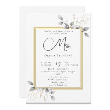 Elegant Eucalyptus Gold Future Mrs.