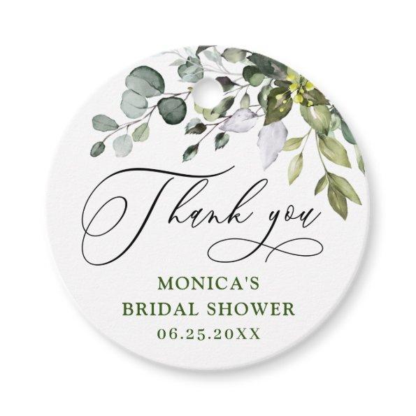 Elegant Eucalyptus Greenery  Favor Tags