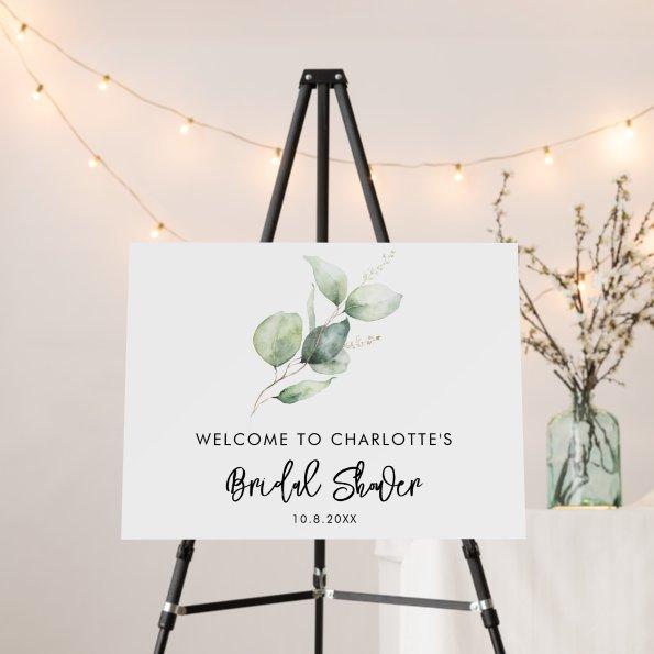 Elegant Eucalyptus Greenery  Welcome Foam Board