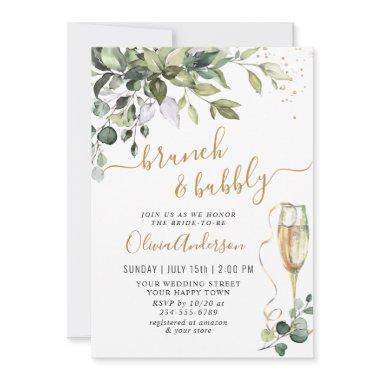 Elegant Eucalyptus Greenery Brunch & Bubbly