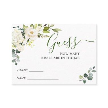 Elegant Eucalyptus Guess How Many Game Invitations