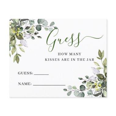 Elegant Eucalyptus Guess How Many Game  Flyer