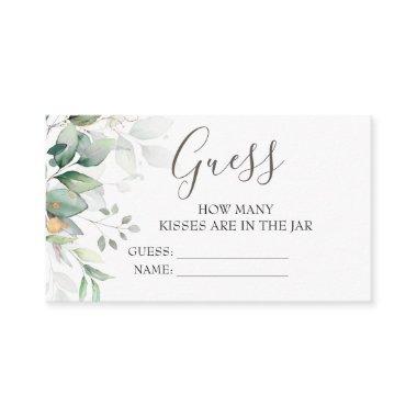 Elegant Eucalyptus Guess How Many Game Enclosure