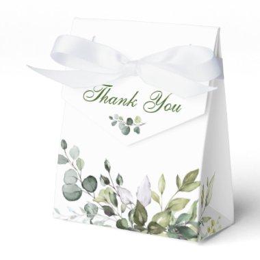 Elegant Eucalyptus Watercolor  Favor Boxes