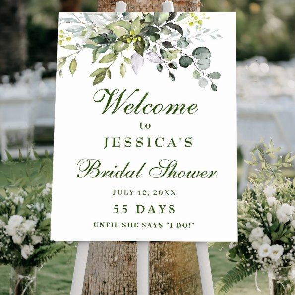 Elegant Eucalyptus Watercolor  Foam Board