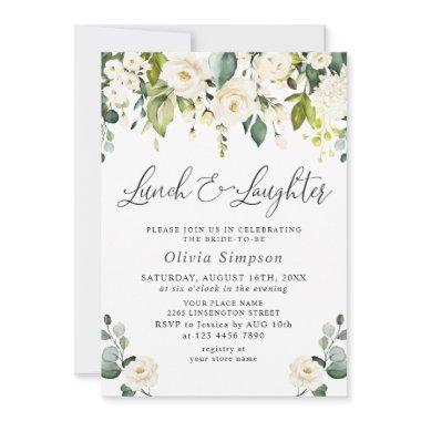 Elegant Eucalyptus White Roses