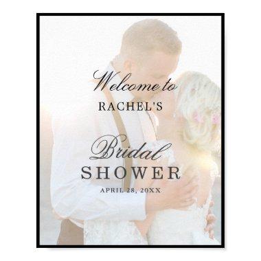 Elegant Faux Vellum Overlay  Sign