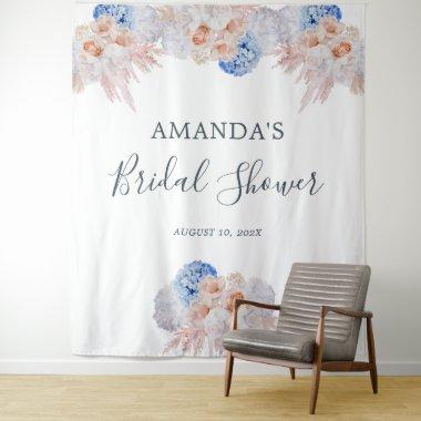Elegant Floral Bridal Shower Backdrop Photo booth