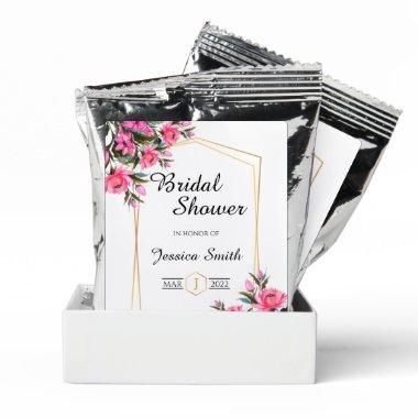 Elegant Floral  Favors Coffee Drink Mix