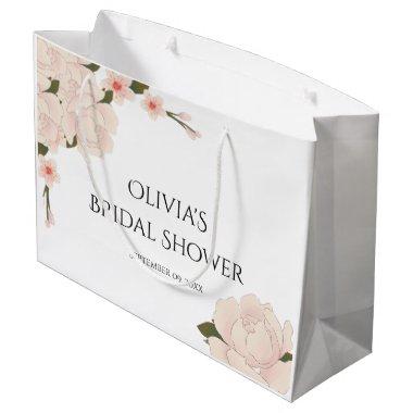 Elegant Floral  Favors Large Gift Bag