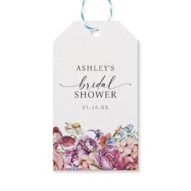 Elegant Floral Bridal Shower Gift Tags