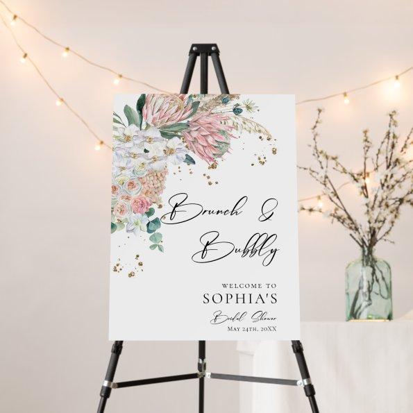 Elegant Floral  Welcome Sign