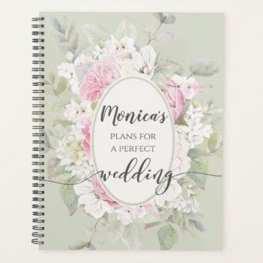 Elegant Floral Roses & Peonies Wedding Planner