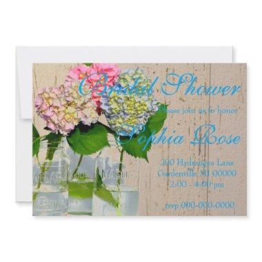 Elegant florals in mason jar