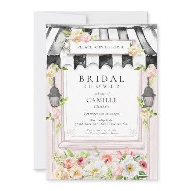 Elegant Flower Garden Bridal Shower Invitations