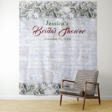 Elegant Foliage Bridal Shower Photo Booth Backdrop