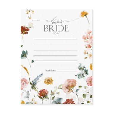 Elegant Garden Flowers Advice To The Bride PostInvitations