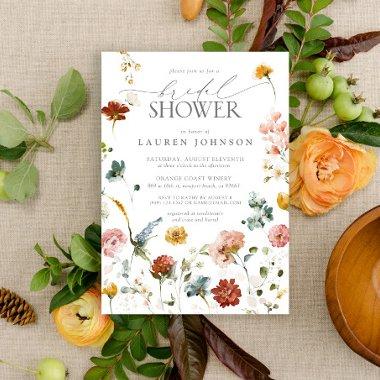 Elegant Garden Flowers Watercolor