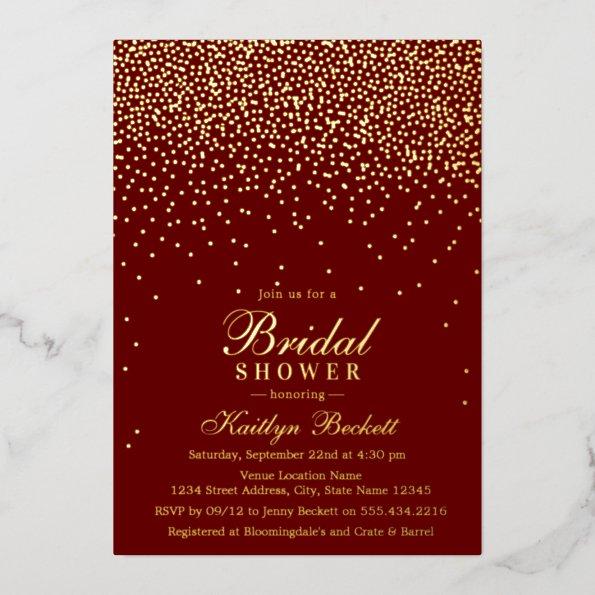 Elegant Glam Confetti  Real Foil