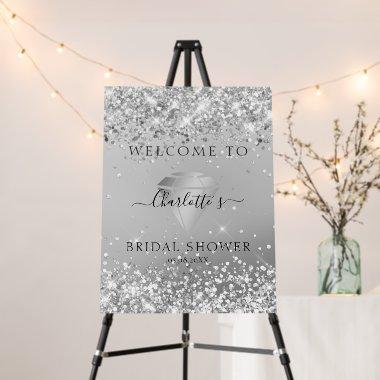 Elegant Glitter Diamond Foam Board