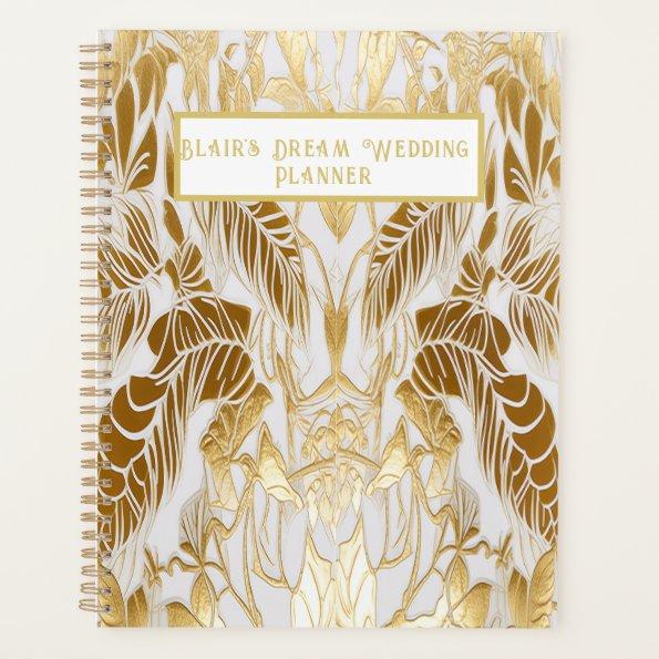 Elegant Gold and Ivory Wedding Planner