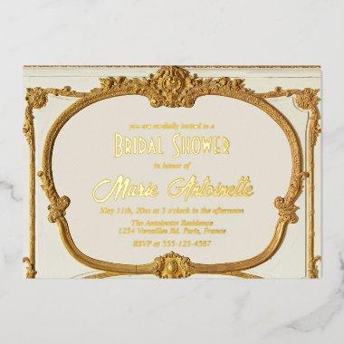 Elegant Gold Baroque Rococo  Foil